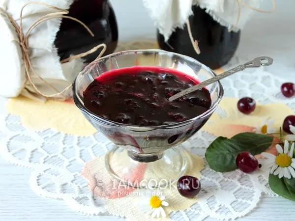 Фото готового блюда: Вишневое варенье в мультиварке