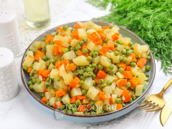 Фото блюда: Овощи, запеченные в пергаменте в духовке