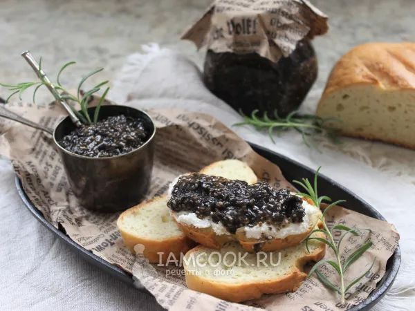 Фото готового блюда: Черная икра из семян чиа и нори