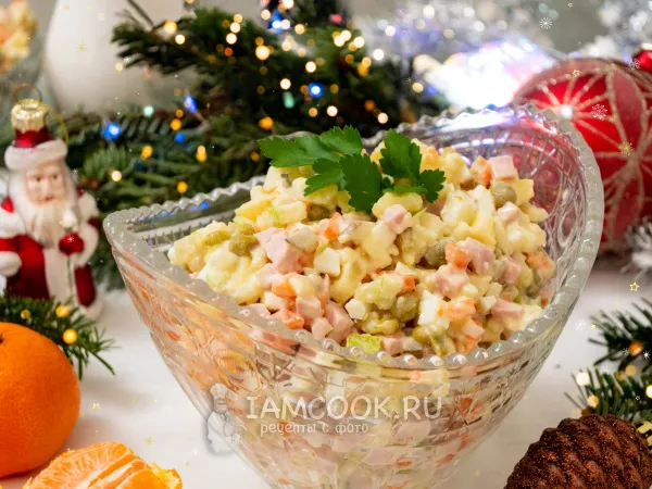 Фото готового блюда: Оливье от бабушки Тамары