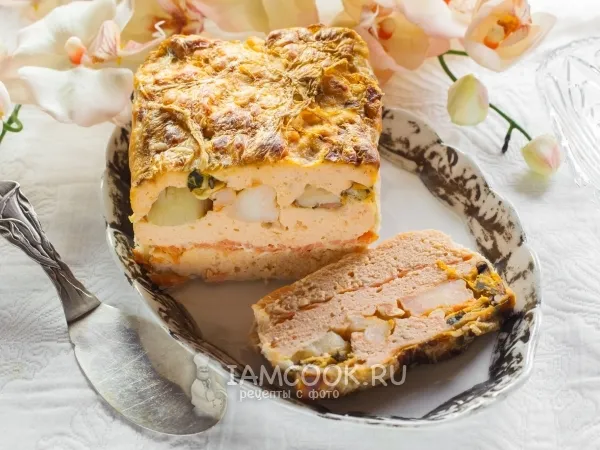 Фото блюда: Суфле с морепродуктами