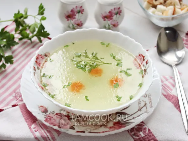 Фото готового блюда: Бульон из крыла индейки