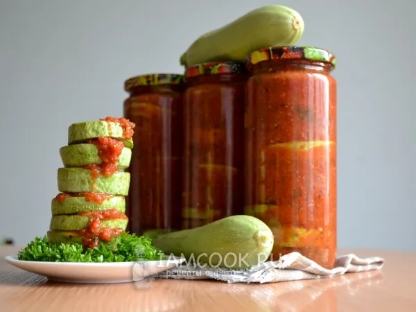 Фото блюда: Кабачки по-грузински на зиму