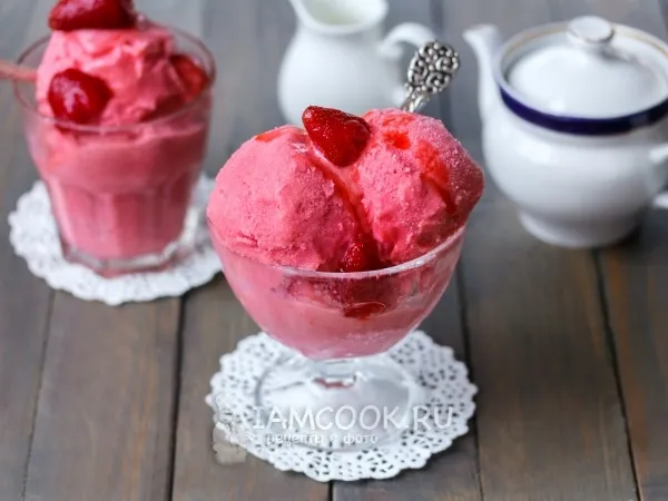 Фото блюда: Клубничный щербет