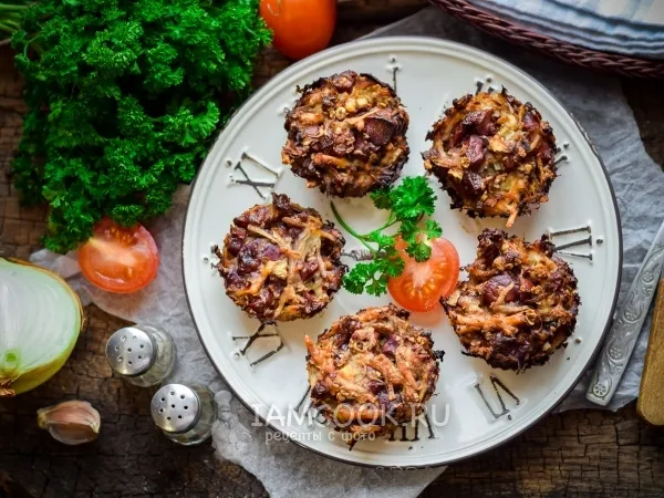 Фото блюда: Рубленные печеночные котлеты
