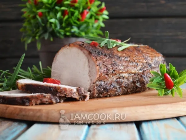 Фото блюда: Запеченная свиная корейка