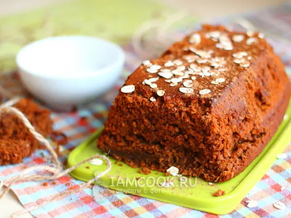 Фото готового блюда: Овсяная коврижка