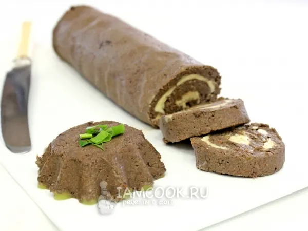 Фото блюда: Паштет из свиной печени с маслом и сливками