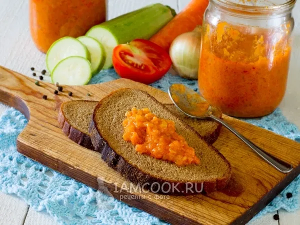 Фото готового блюда: Кабачковая икра в мультиварке