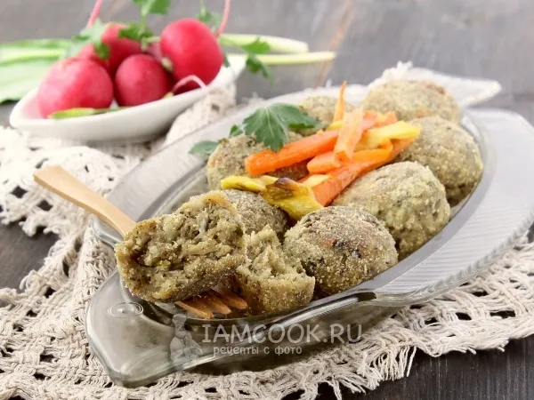 Фото готового блюда: Рыбные тефтели в духовке