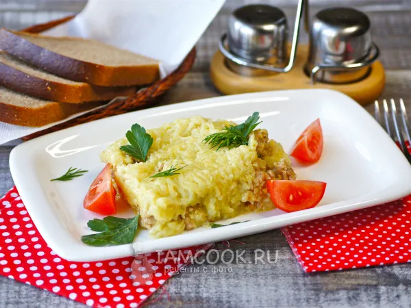 Фото блюда: Картофельная бабка в мультиварке