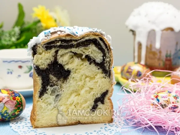 Фото блюда: Маковый кулич