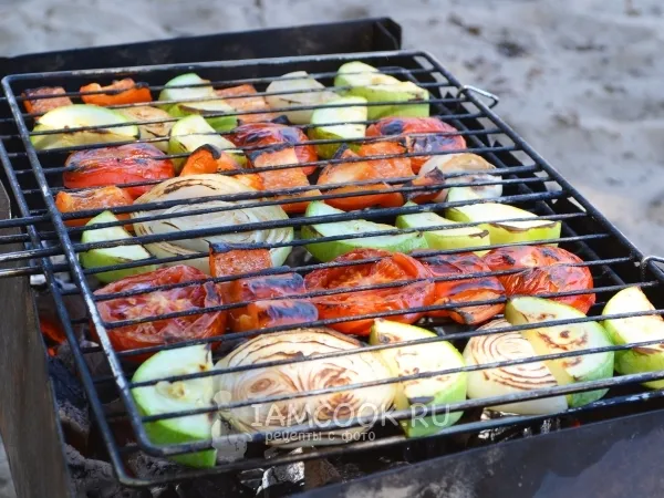 Фото блюда: Овощи на гриле