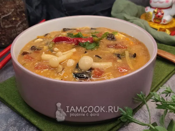 Фото блюда: Кисло-острый китайский суп