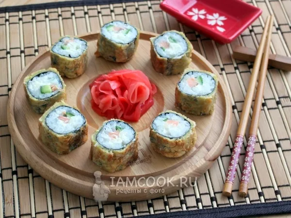 Фото блюда: Горячие роллы