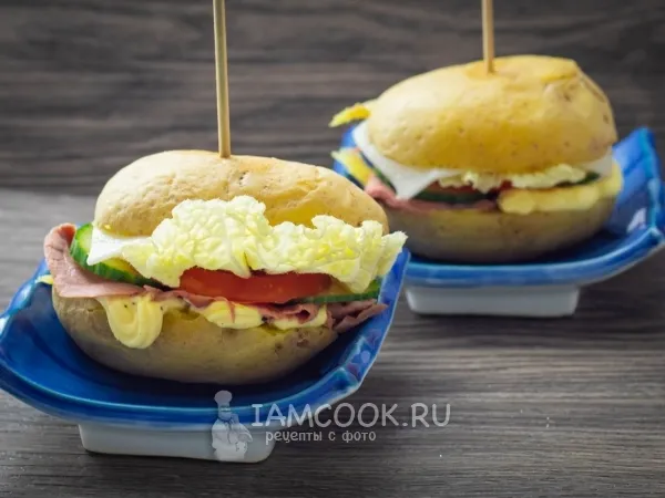 Фото блюда: Картофель-бургеры