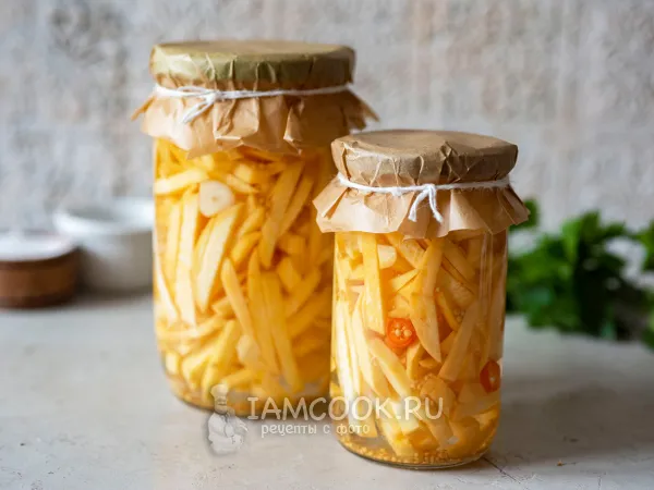 Фото блюда: Маринованная репа на зиму