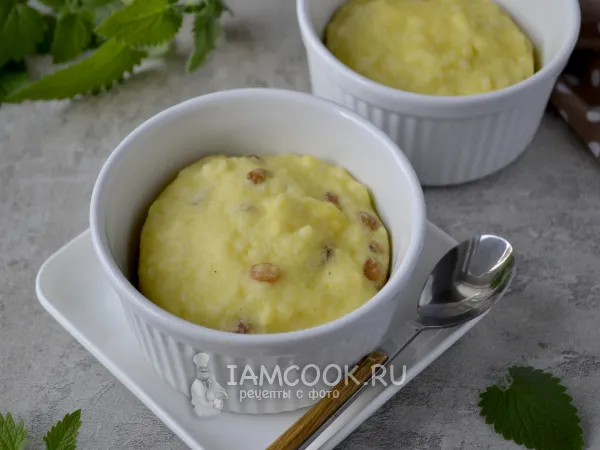 Фото готового блюда: Суфле из манки