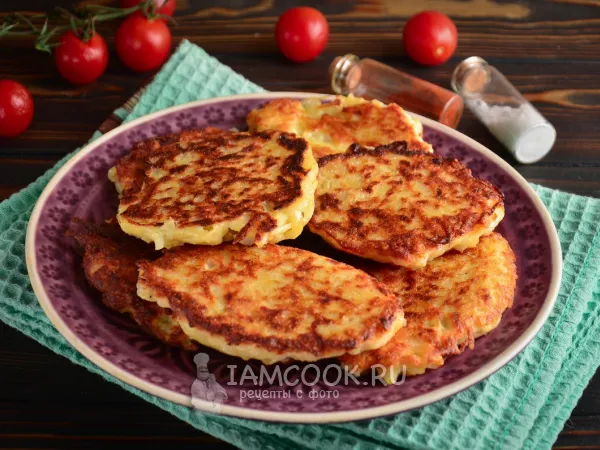 Фото готового блюда: Деруны с мясом