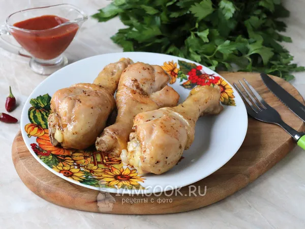 Фото готового блюда: Курица в пиве в мультиварке