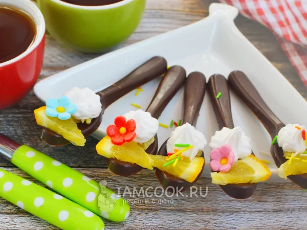 Фото блюда: Шоколадная ложка (десерт)