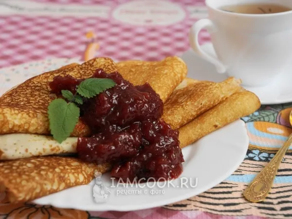 Фото блюда: Тонкие блины на сыворотке