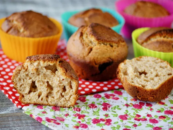 Фото блюда: Кексы из ржаной муки