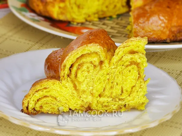 Фото готового блюда: Тыквенная плетёнка