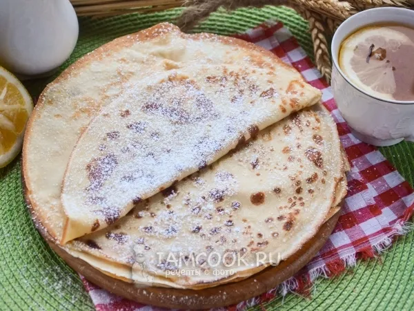 Фото блюда: Блины на майонезе