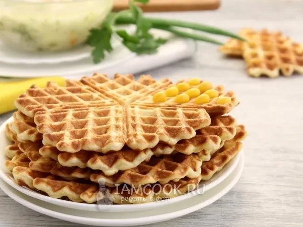 Фото готового блюда: Вафли кукурузные