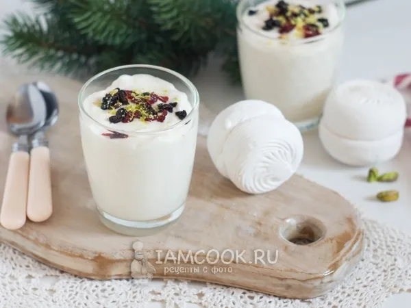 Фото блюда: Десерт из сметаны и зефира