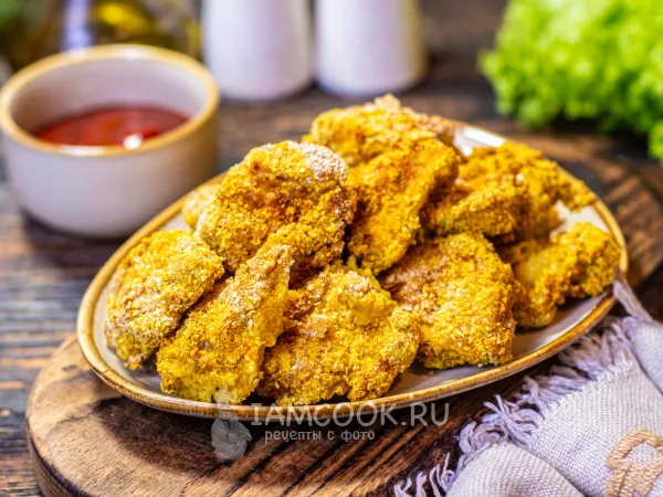 Фото блюда: Наггетсы куриные в аэрогриле