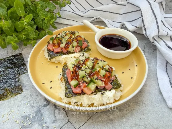 Фото блюда: Венские вафли-суши