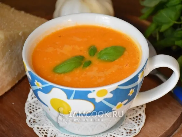 Фото блюда: Томатный суп-пюре со сливками