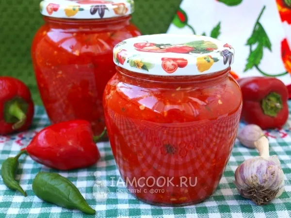 Фото готового блюда: Аджика сырая из красного перца