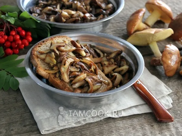 Фото блюда: Маслята жареные