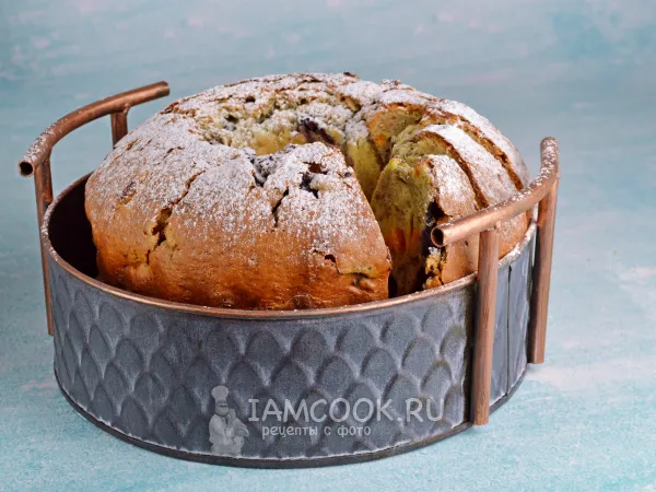 Фото блюда: Кекс с маскарпоне и ягодами