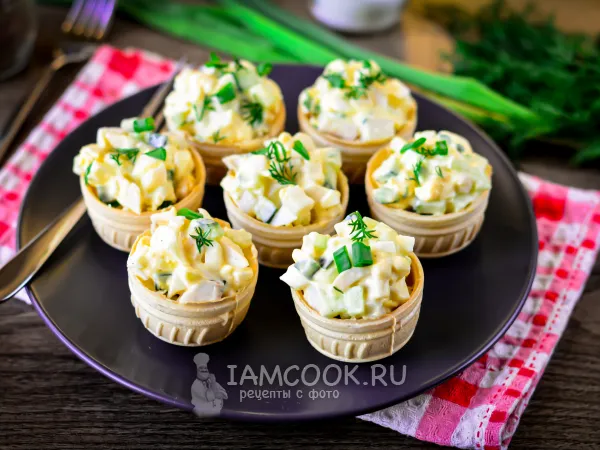 Фото блюда: Тарталетки с кальмарами