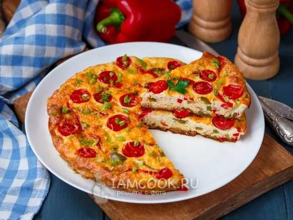 Фото блюда: Фриттата с овощами