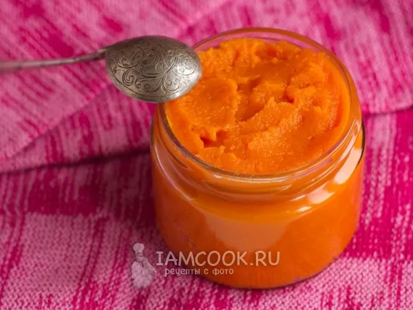 Фото блюда: Пюре из моркови на зиму