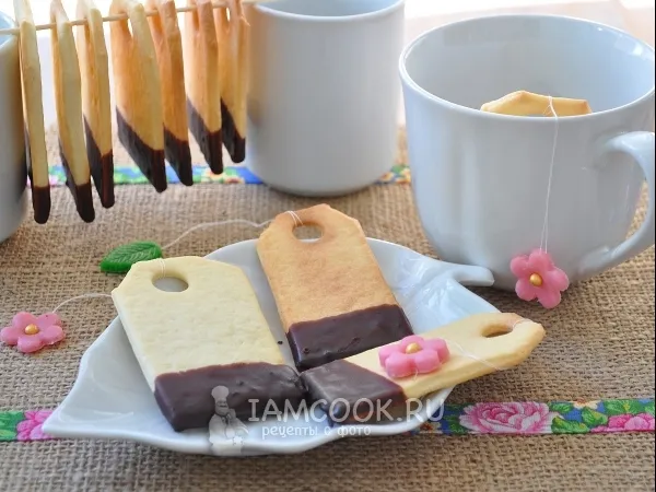 Фото готового блюда: Печенье «Чайные пакетики»