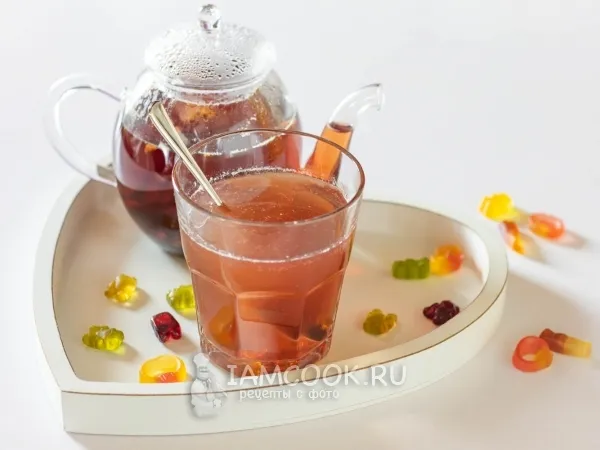 Фото блюда: Чай с мармеладом