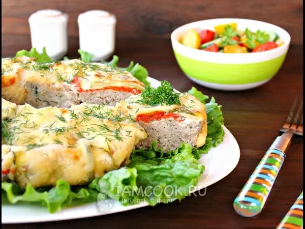 Фото блюда: Запеканка из кабачков с мясом