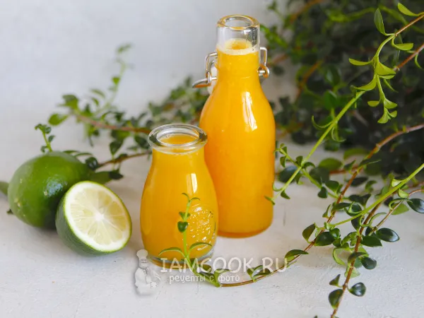 Фото блюда: Апельсиновый сок с лимоном