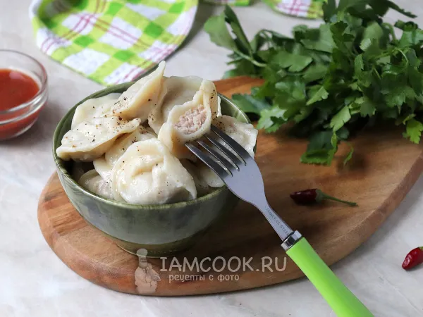 Фото блюда: Пельмени на пару