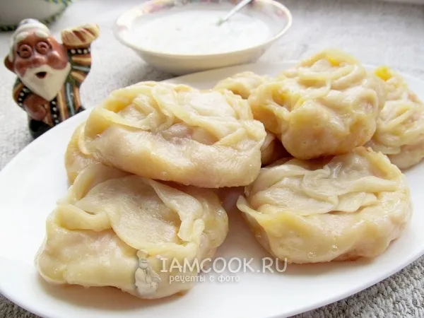 Фото блюда: Манты с тыквой