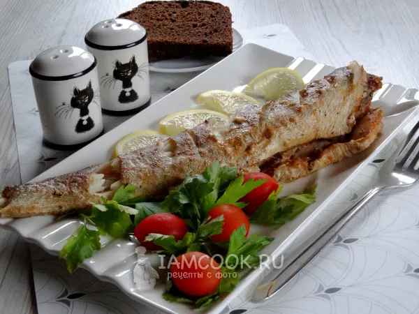 Фото блюда: Минтай в духовке целиком без головы