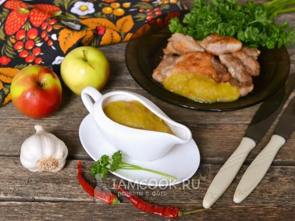 Фото блюда: Соус из яблок на зиму