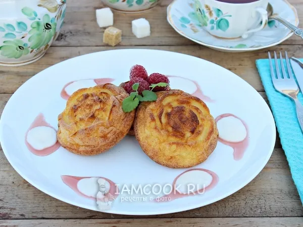 Фото готового блюда: Сырники в силиконовой форме (в духовке)