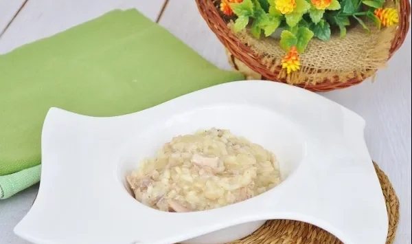 Фото блюда: Ризотто с курицей и пармезаном